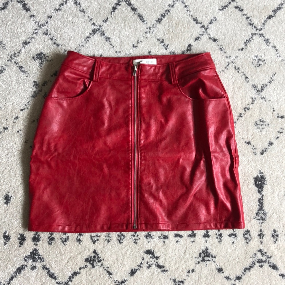 red honey punch skirt
